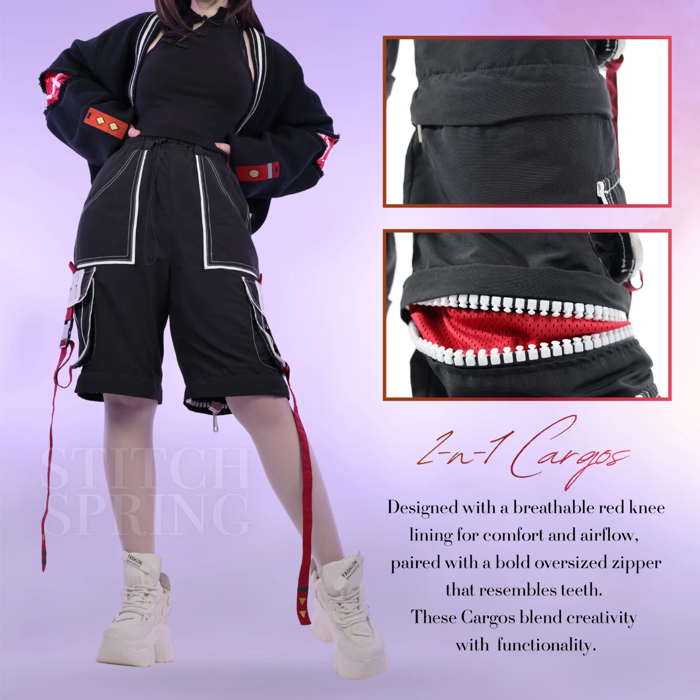 Spirit 2-in-1 Cargos (Windbreaker)
