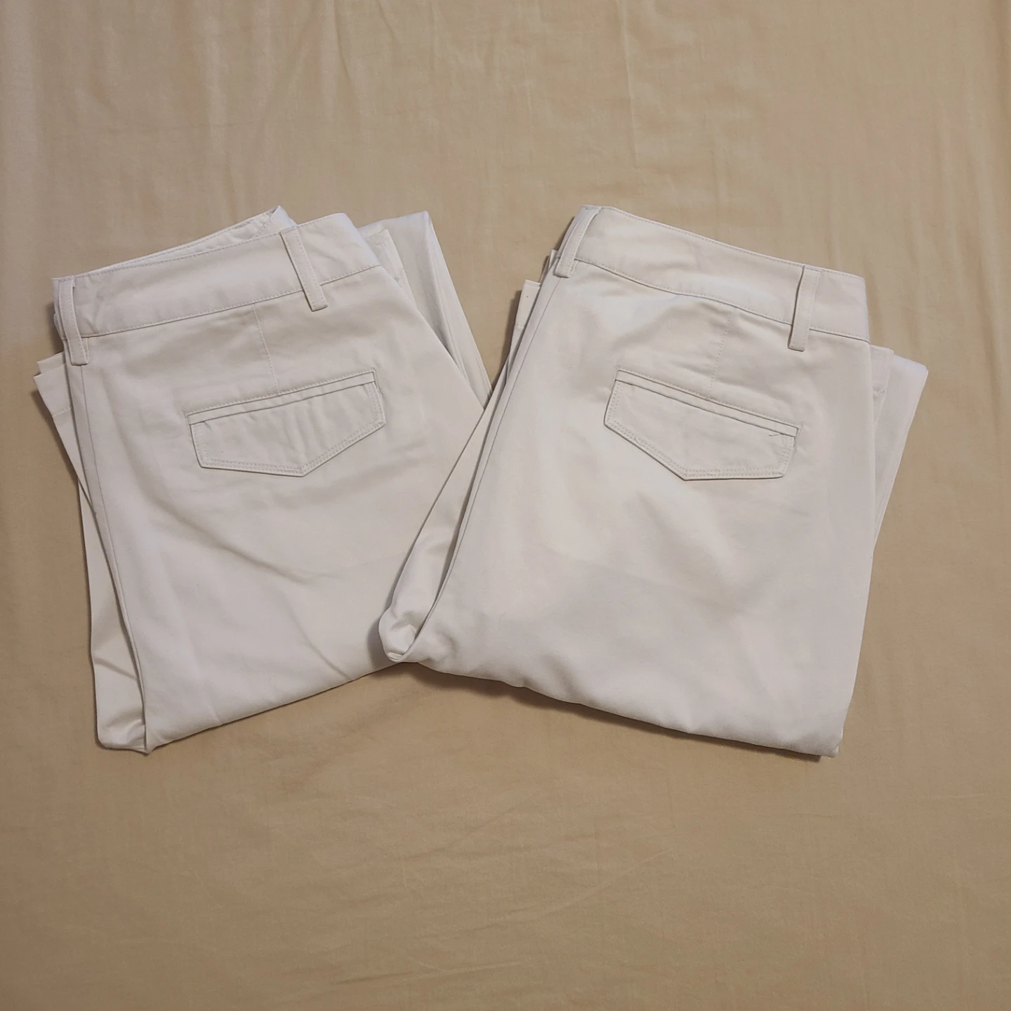 L.L.Bean Off-White Chinos Size 8 (x2)  🏈