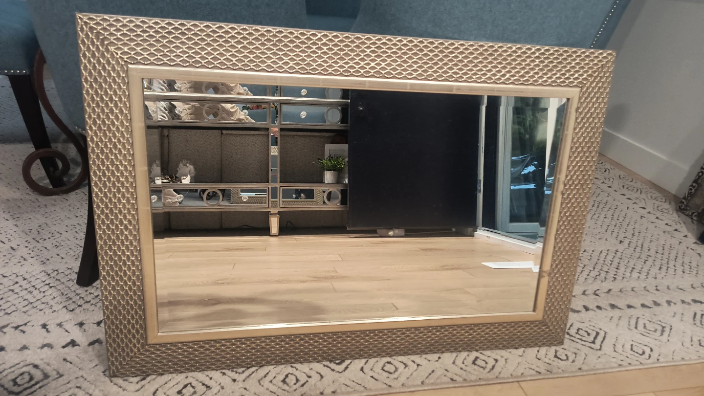 Decorative Champagne Gold Wall Mirror - photo 2