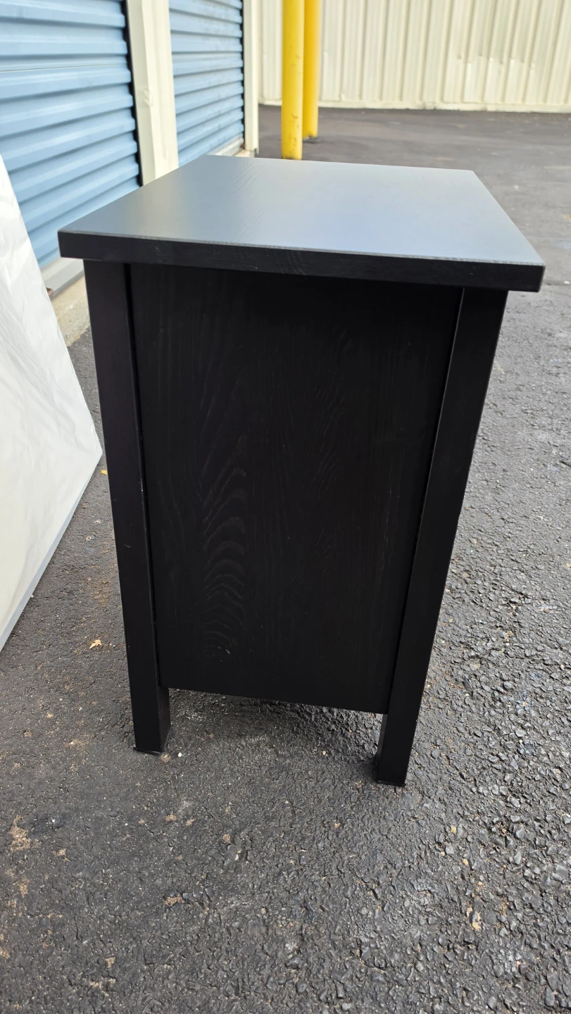 IKEA Hemnes 2-Drawer Nightstand - Black - photo 5
