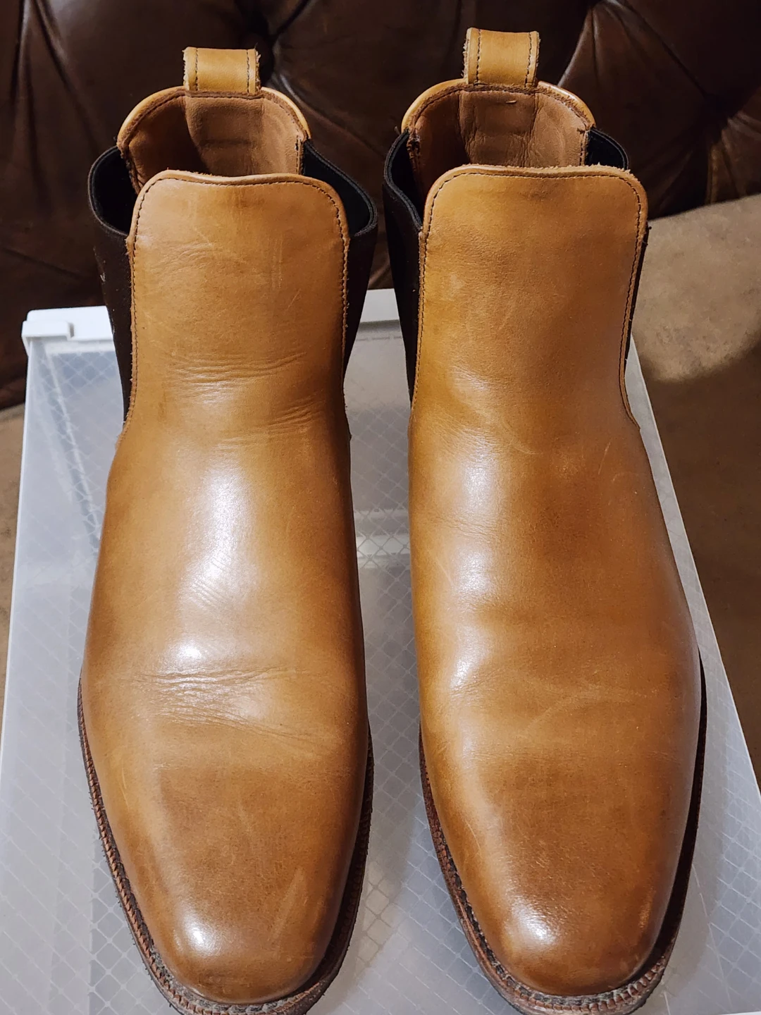 Allen Edmonds Liverpool Chelsea Boots Size 12 D (Worn Once) - photo 2
