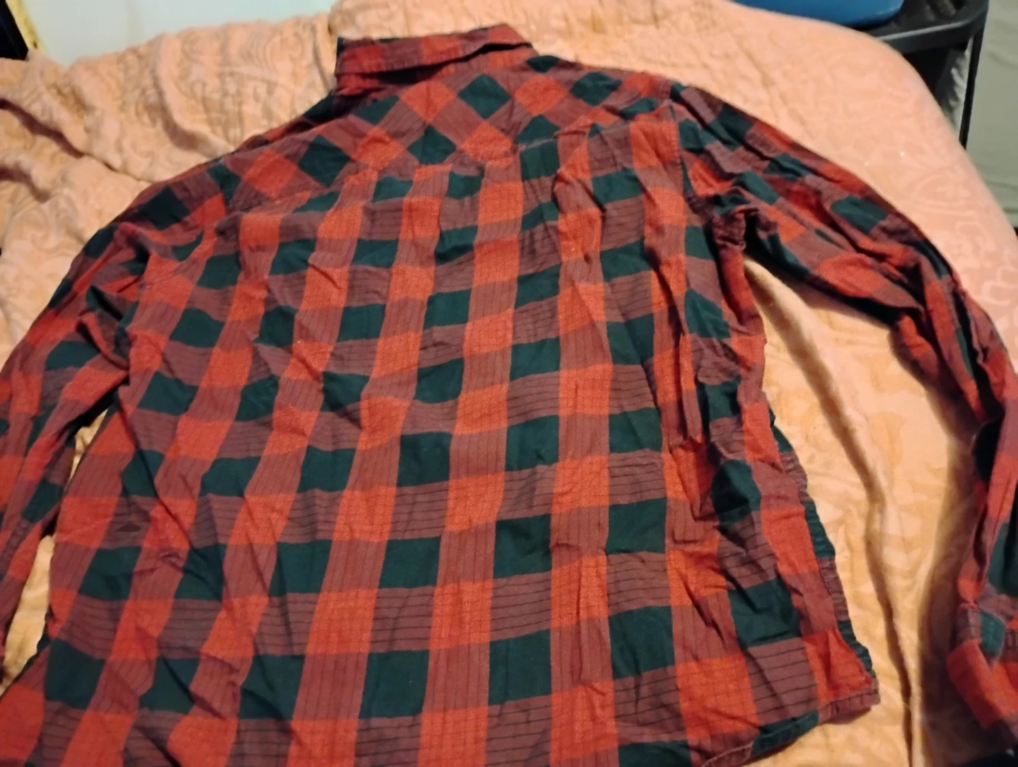 Distillery Apparel Red and Black Plaid Shirt XL - photo 2