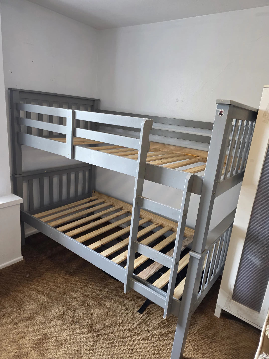 Grey Wooden Bunk Bed - photo 2