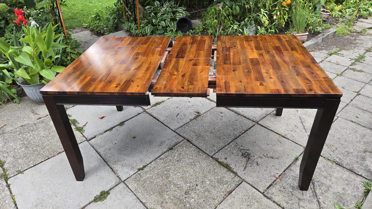 Extendable Wooden Dining Table - photo 4