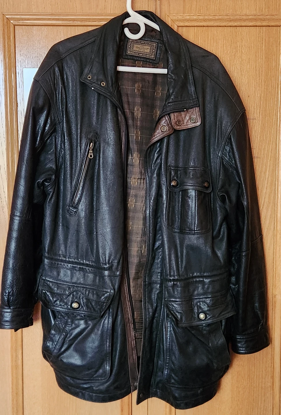 Mens Black Leather Jacket
