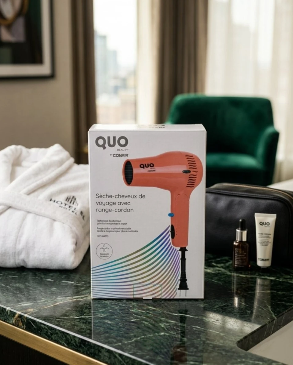 Brand New Quo Beauty Cord Reel Travel Hair Dryer - photo 5