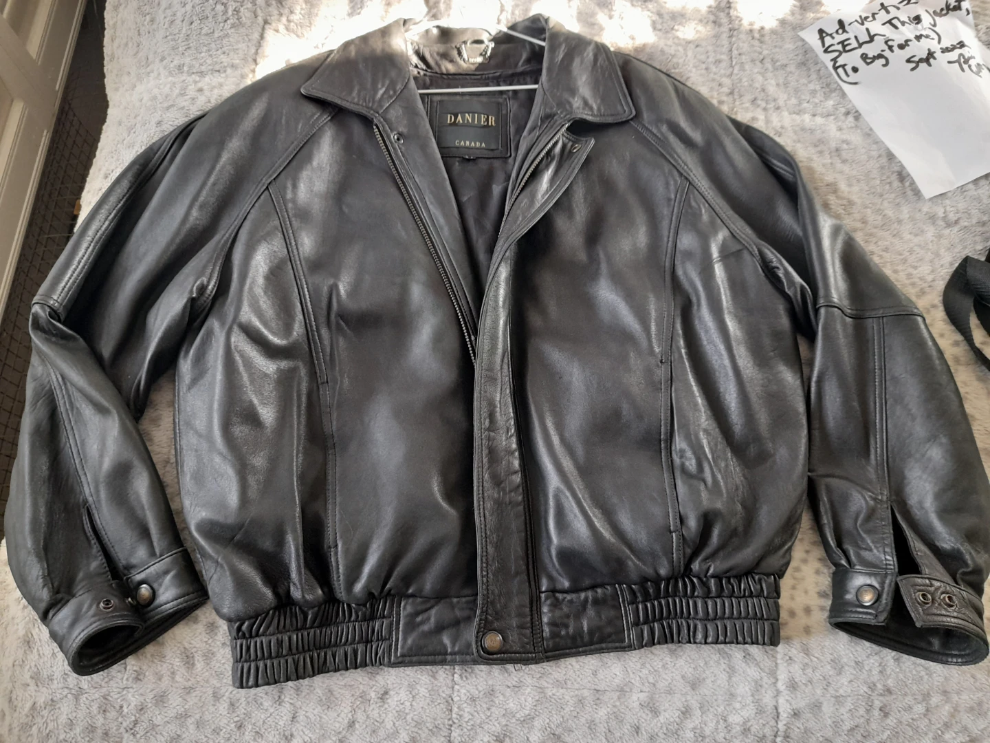 DANIER MENS LEATHER JACKET