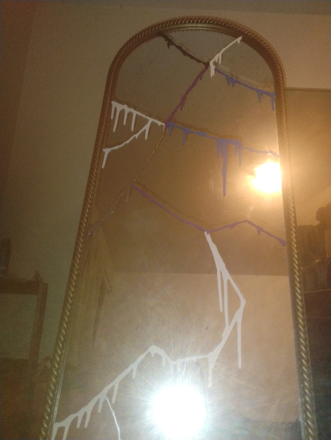 Full-Length Floor Mirror with Rope-Style Frame - photo 2