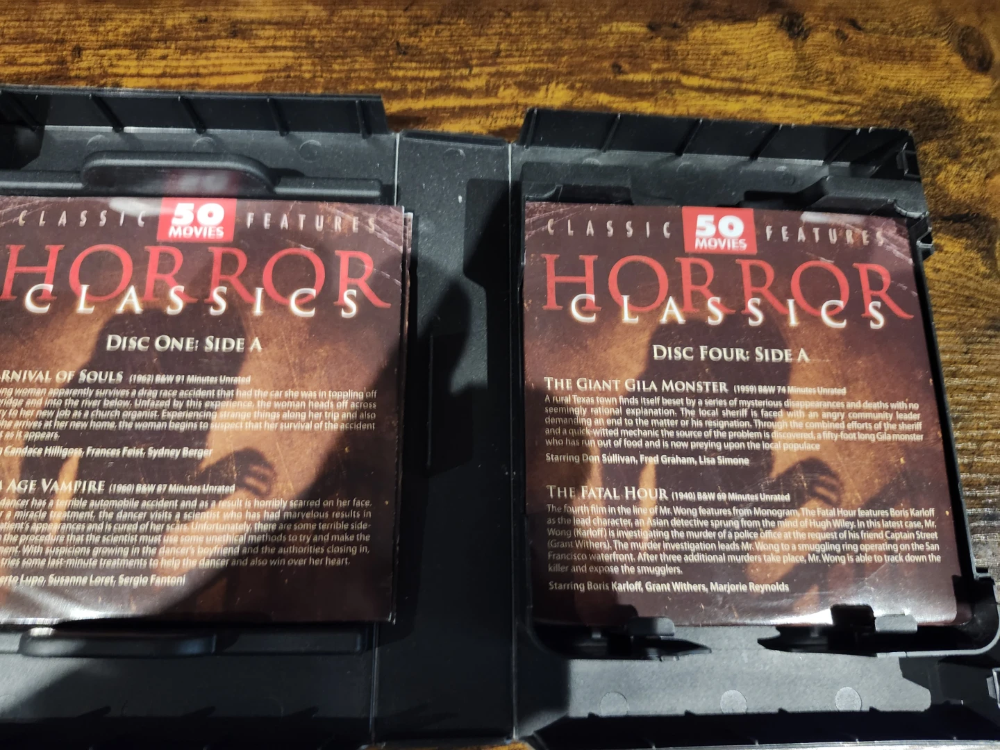 Horror Classics 50 Movie Edition DVD Set - photo 3