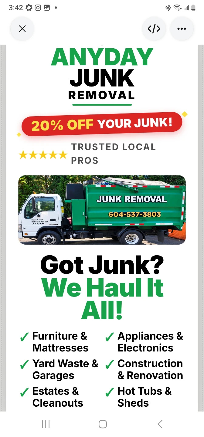Junk Removal service