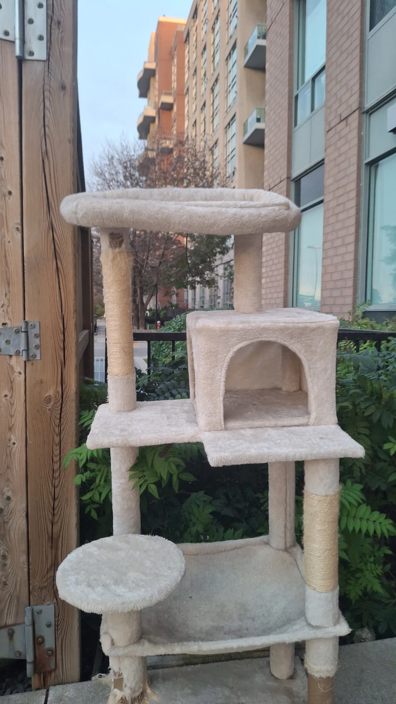 Beige Multi-Level Cat Tree - photo 3