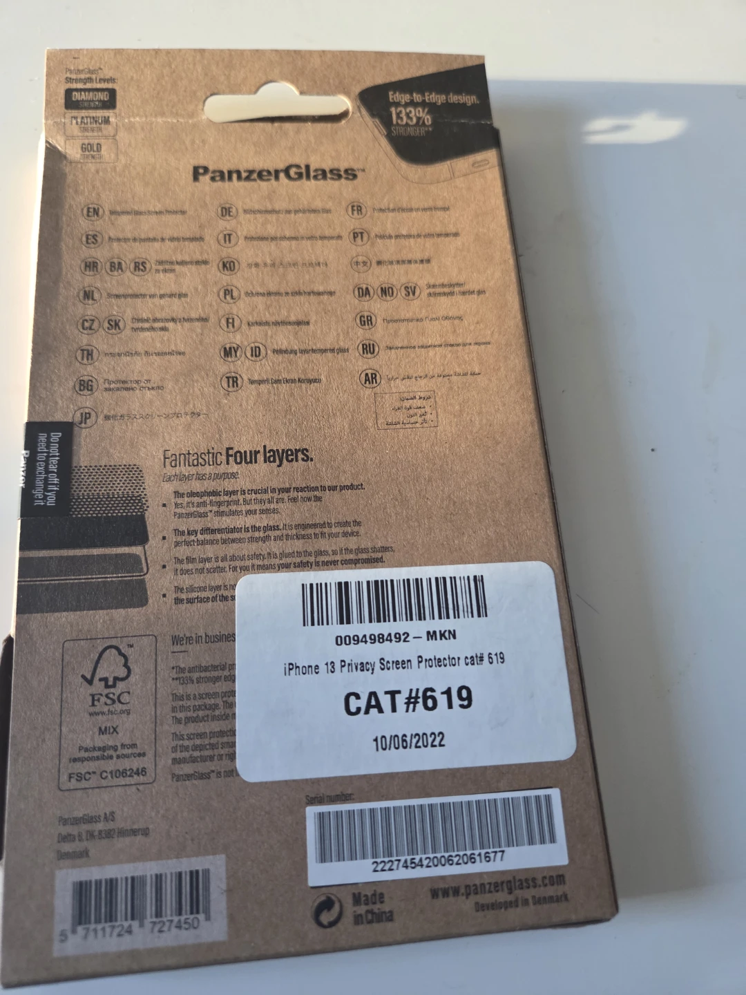 PanzerGlass Privacy Screen Protector for iPhone 13/13 Pro - photo 5