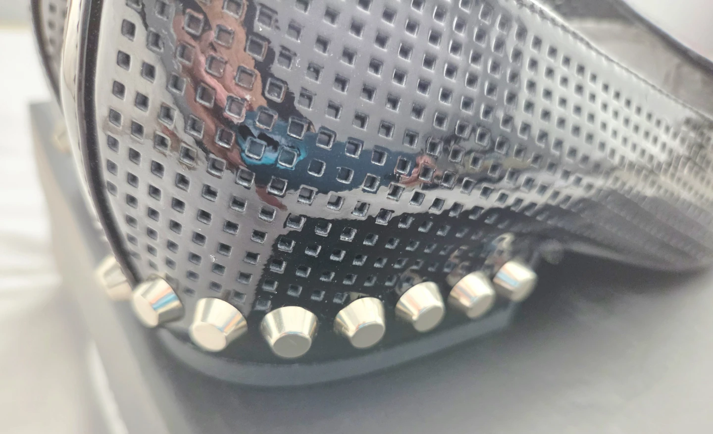 Jeffrey Campbell Black Perforated Loafers - photo 3