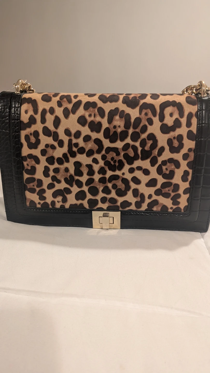 Leopard Print Shoulder Bag