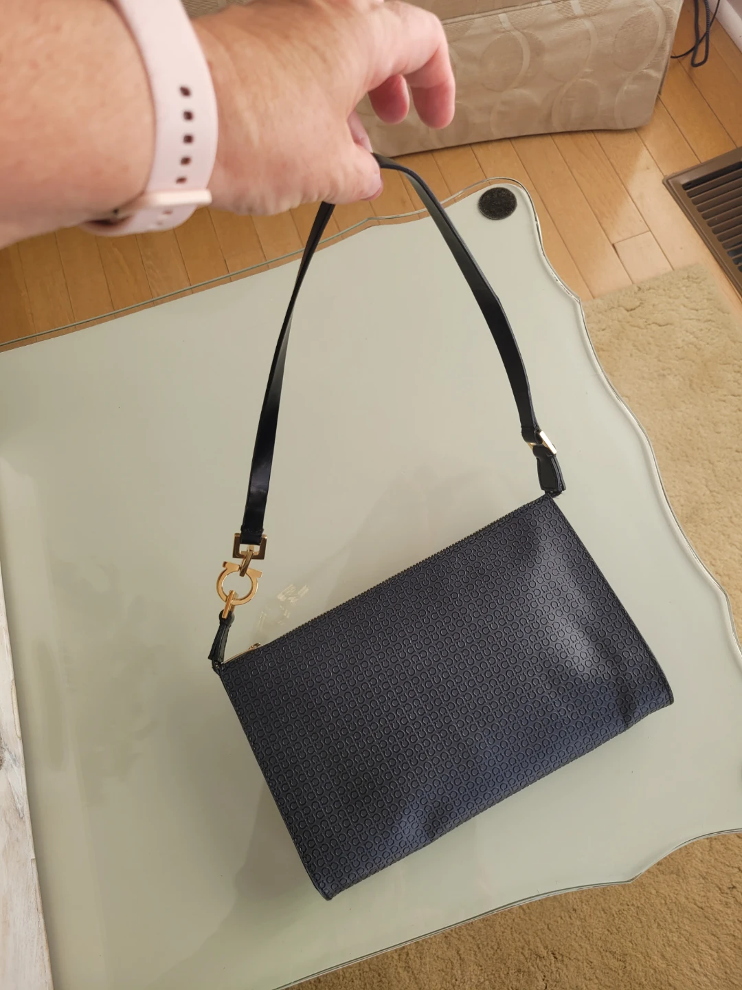 Vtg Salvatore Ferragamo  Shoulder Pochette