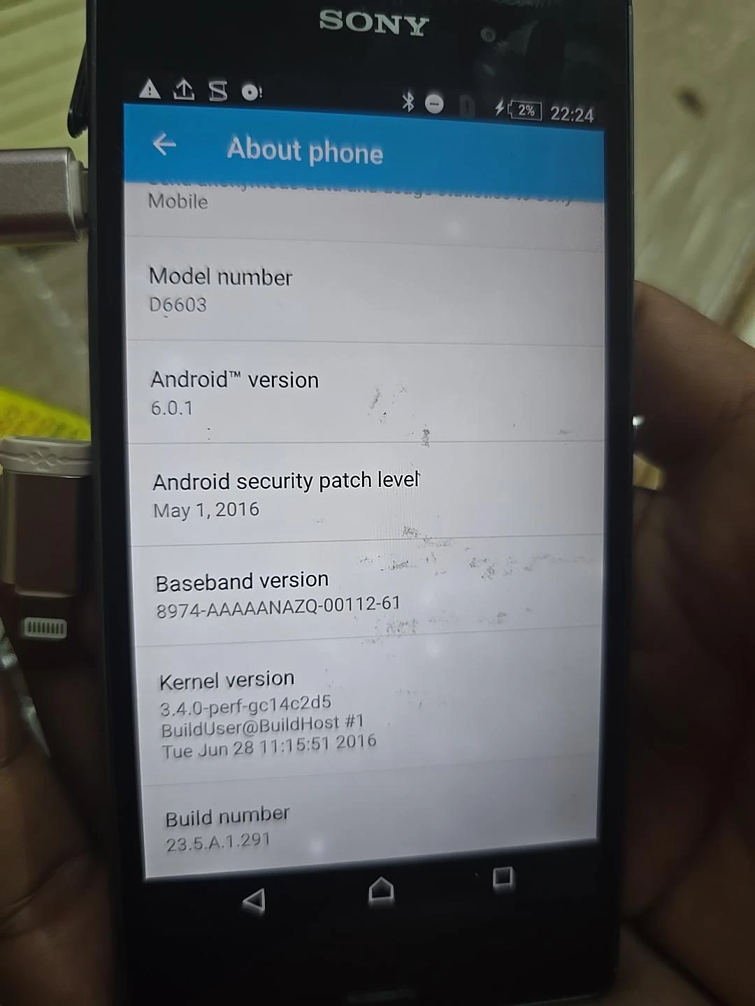 Sony Xperia Z3 D6603