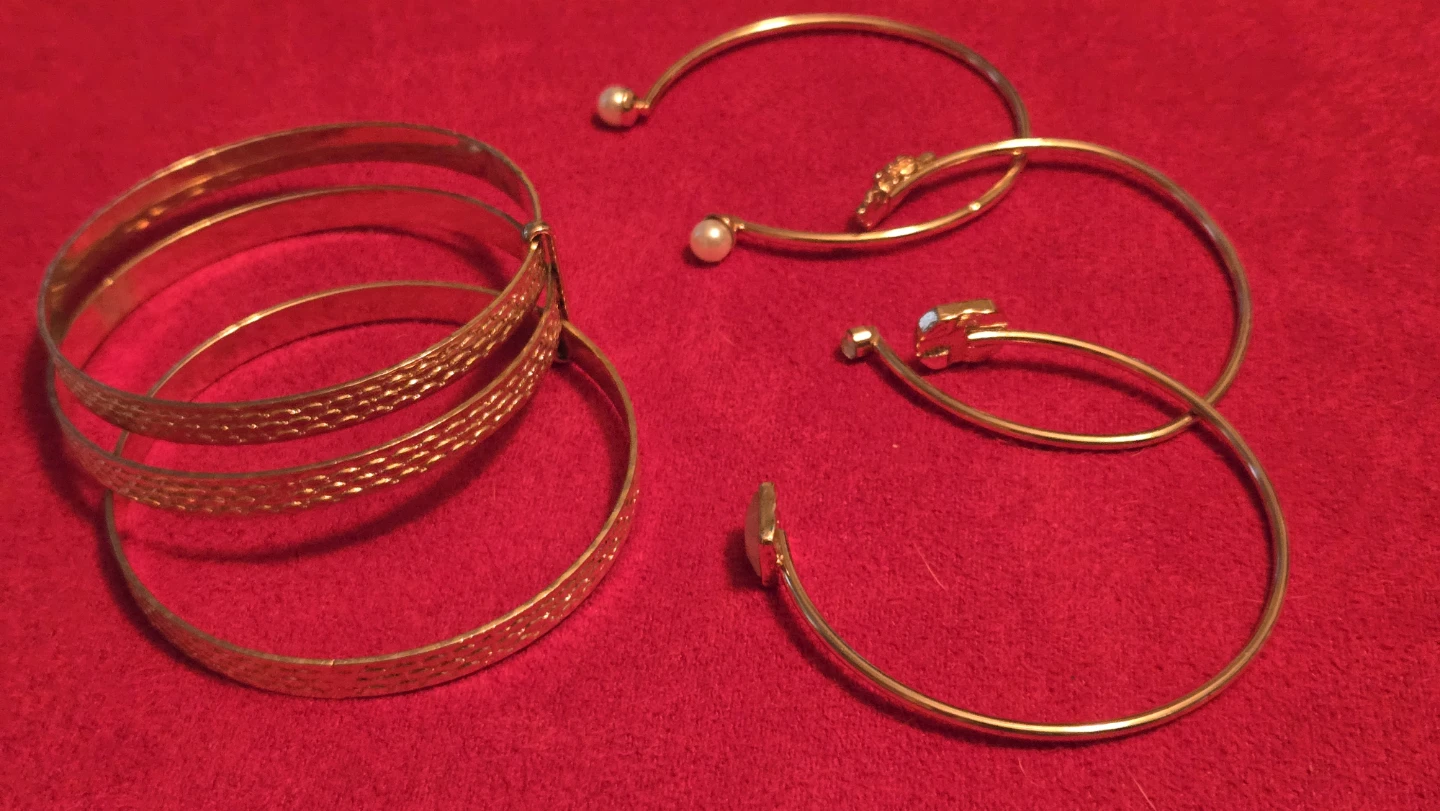 Gold-Tone Fashion Bracelets
