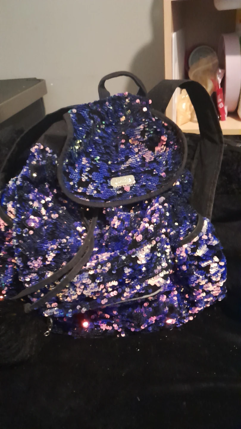 Justice Sequin Backpack