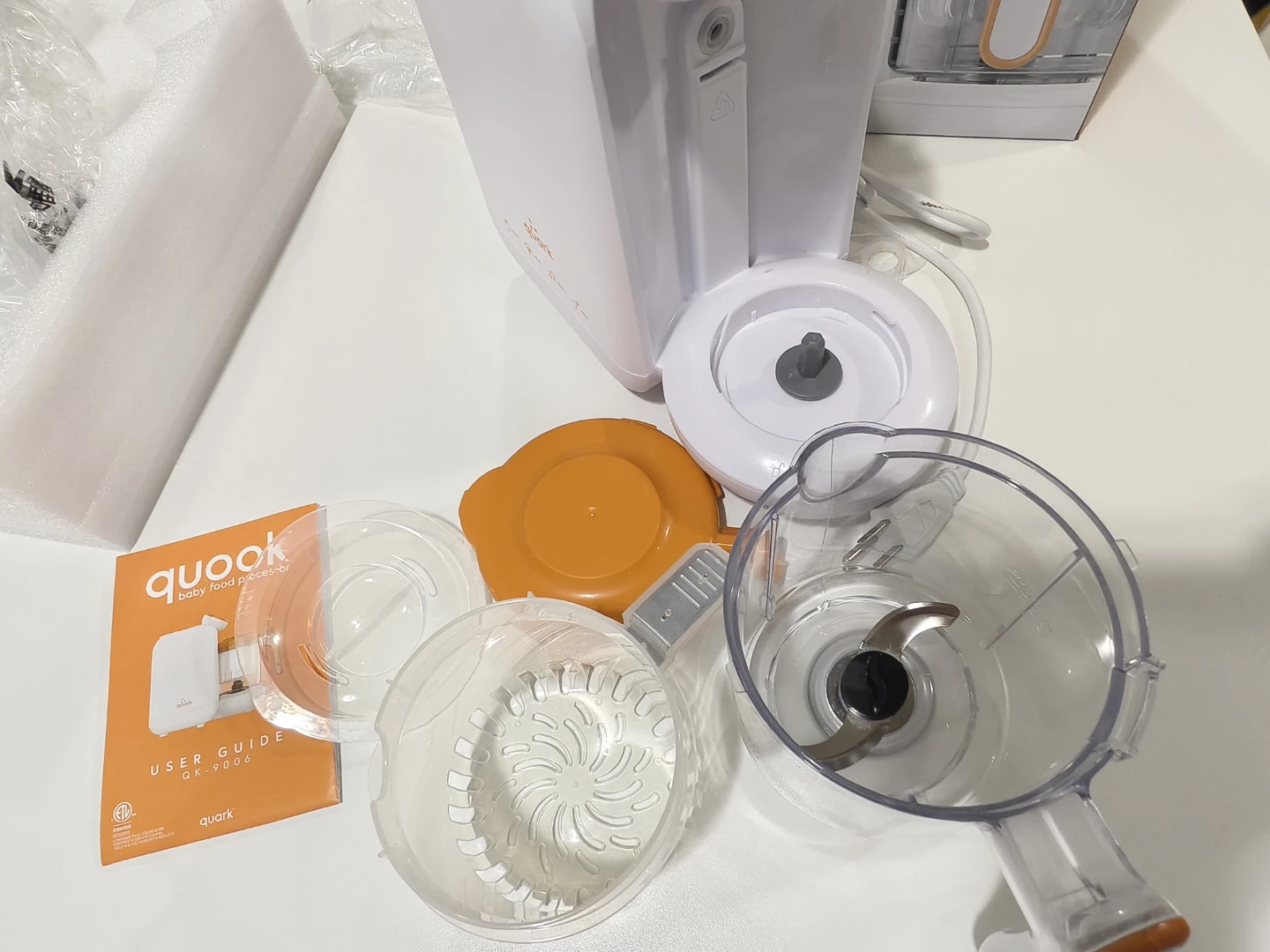 QUOOK Baby Food Maker Cooker Steamer Sterilizer Blender - photo 4