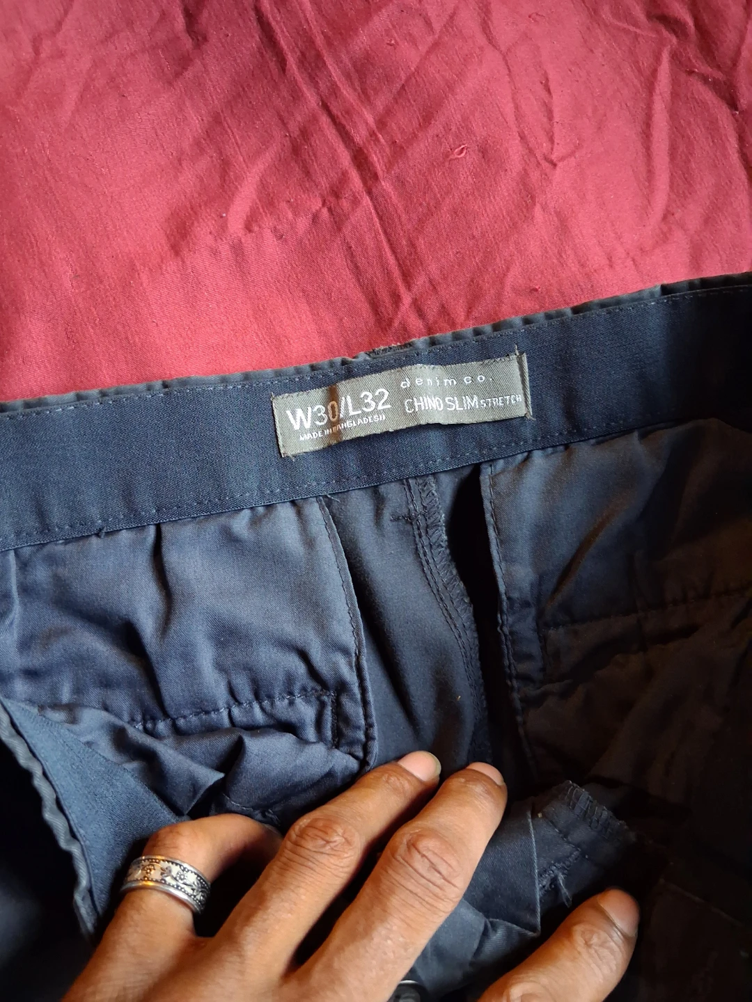 Denim Co. Slim Stretch Chinos W30 L32 - photo 5