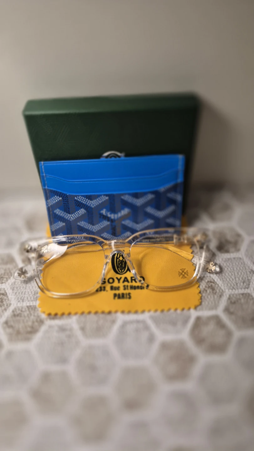 Chrome Hearts glasses with Goyard card holder - photo 2