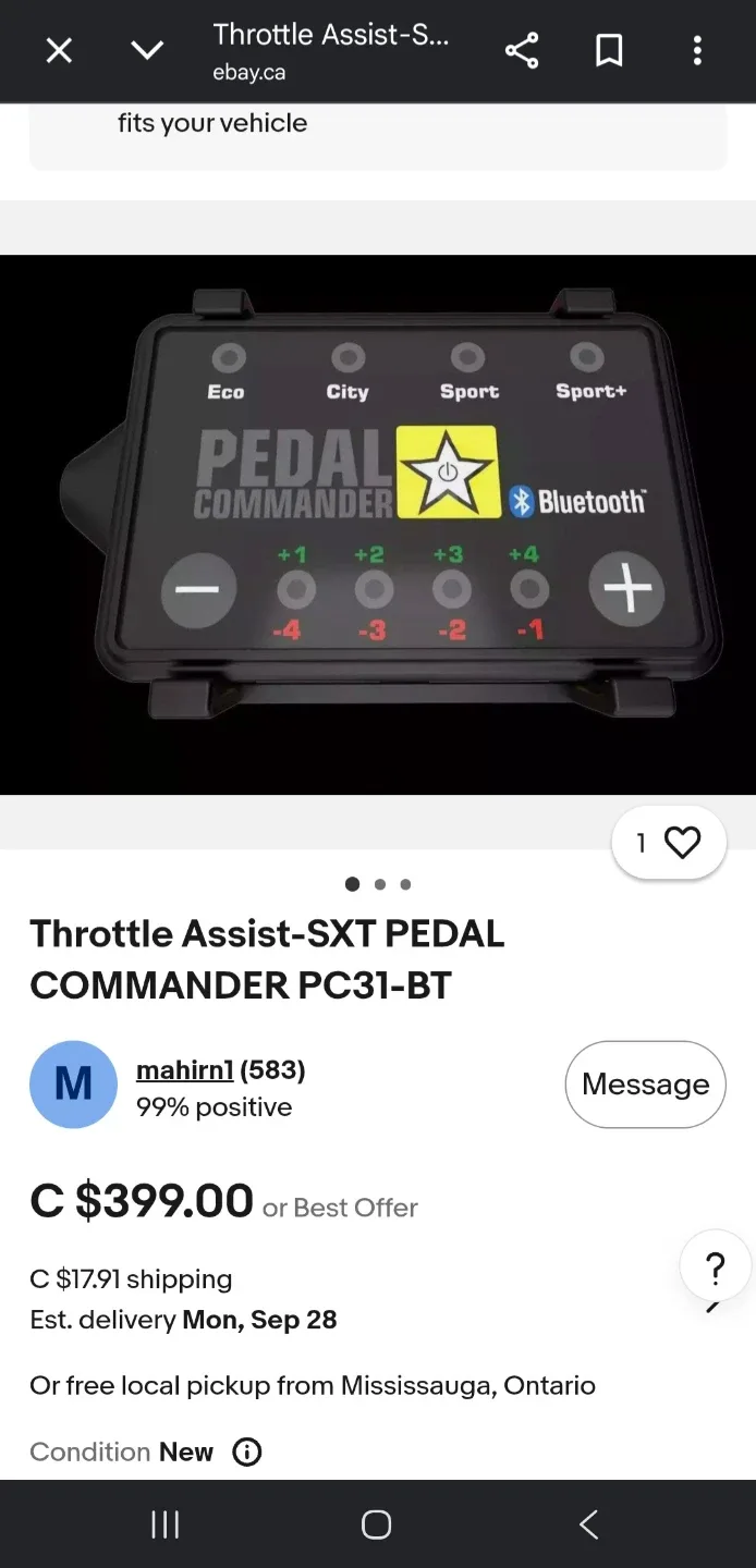 Pedal Commander PC31-BT  Throttle Response Controller - photo 3