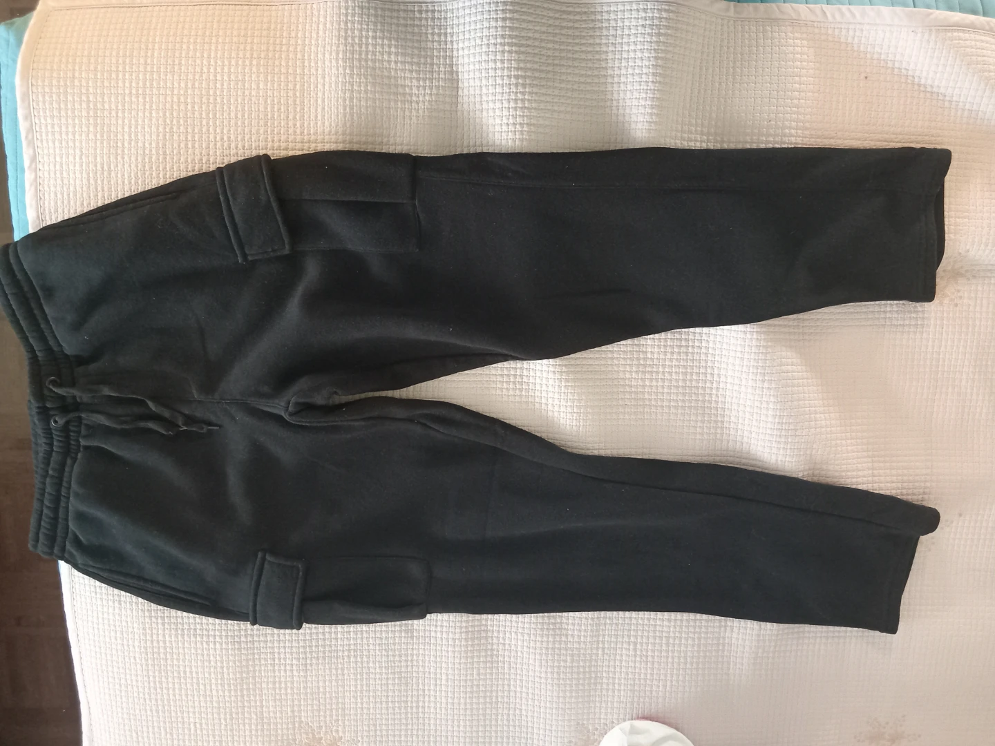 Texfit Black Cargo Sweatpants Medium