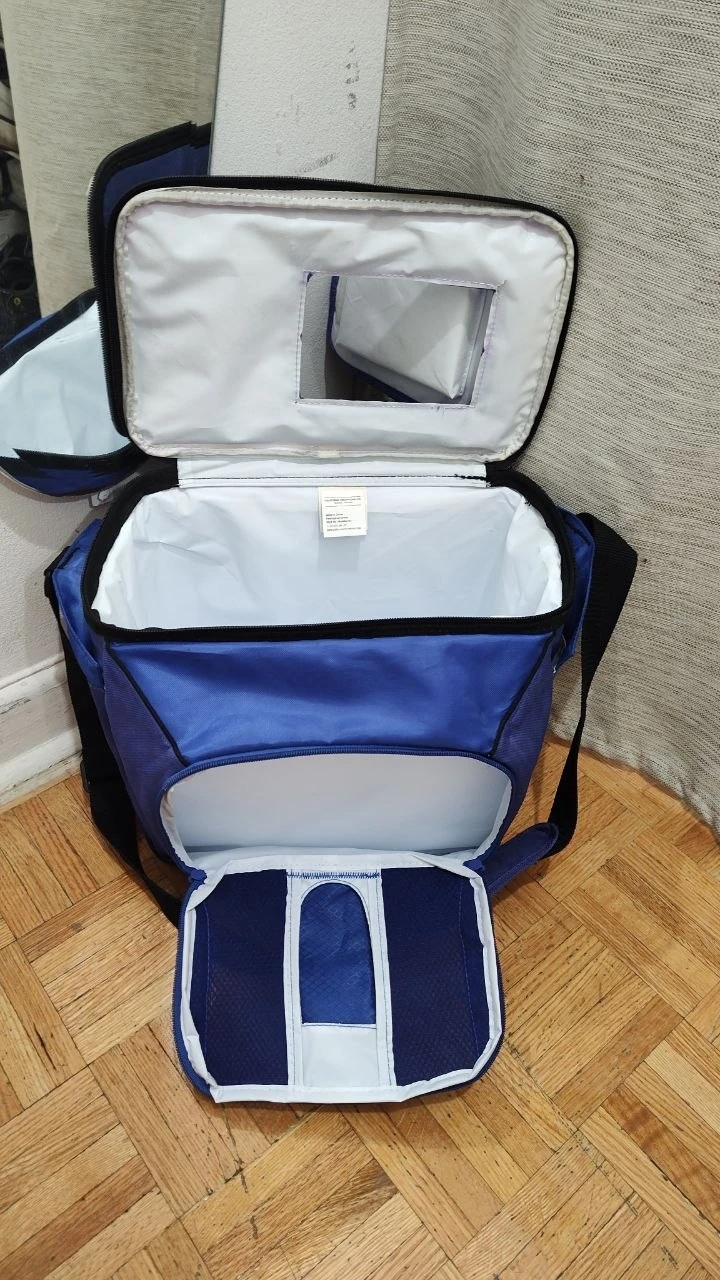 Arctic Zone Backsaver Insulated Cooler Bag Blue Soft-Sided Lunch - photo 2