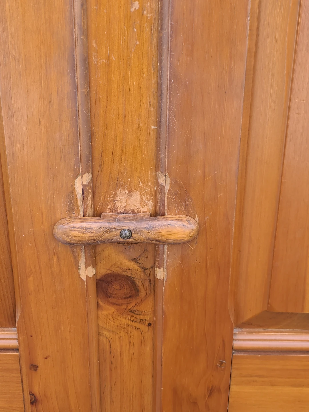 Vintage 1980 Roland Morrello Pine Armoire Cabinet - photo 4