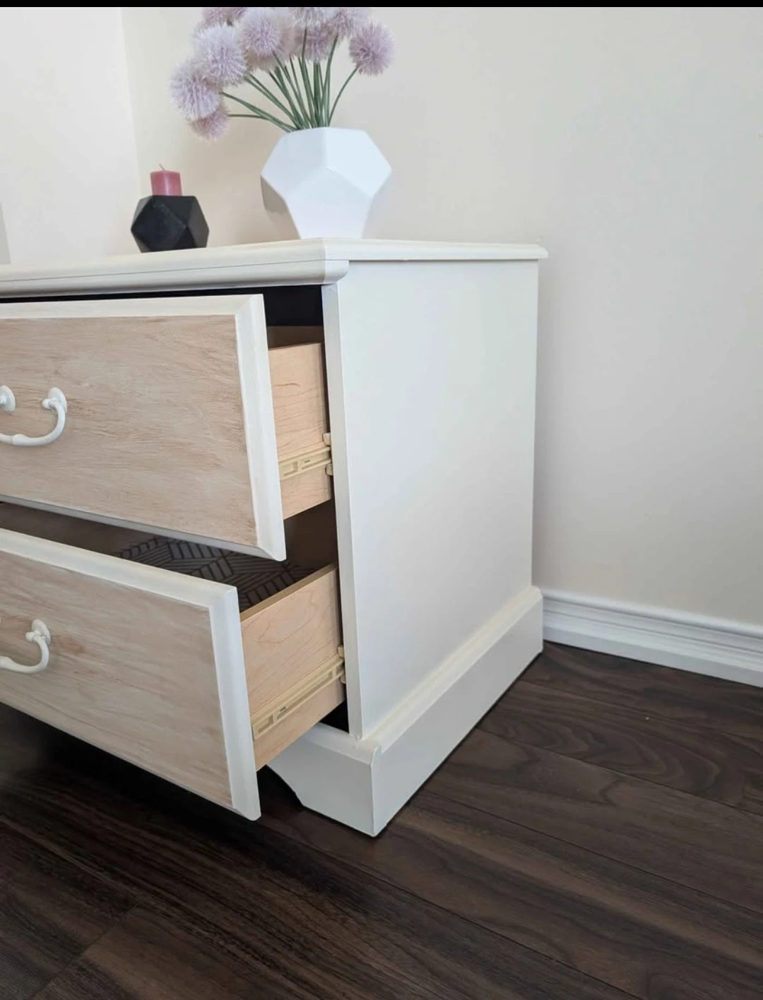 Two-Drawer Nightstand - One unit - photo 2