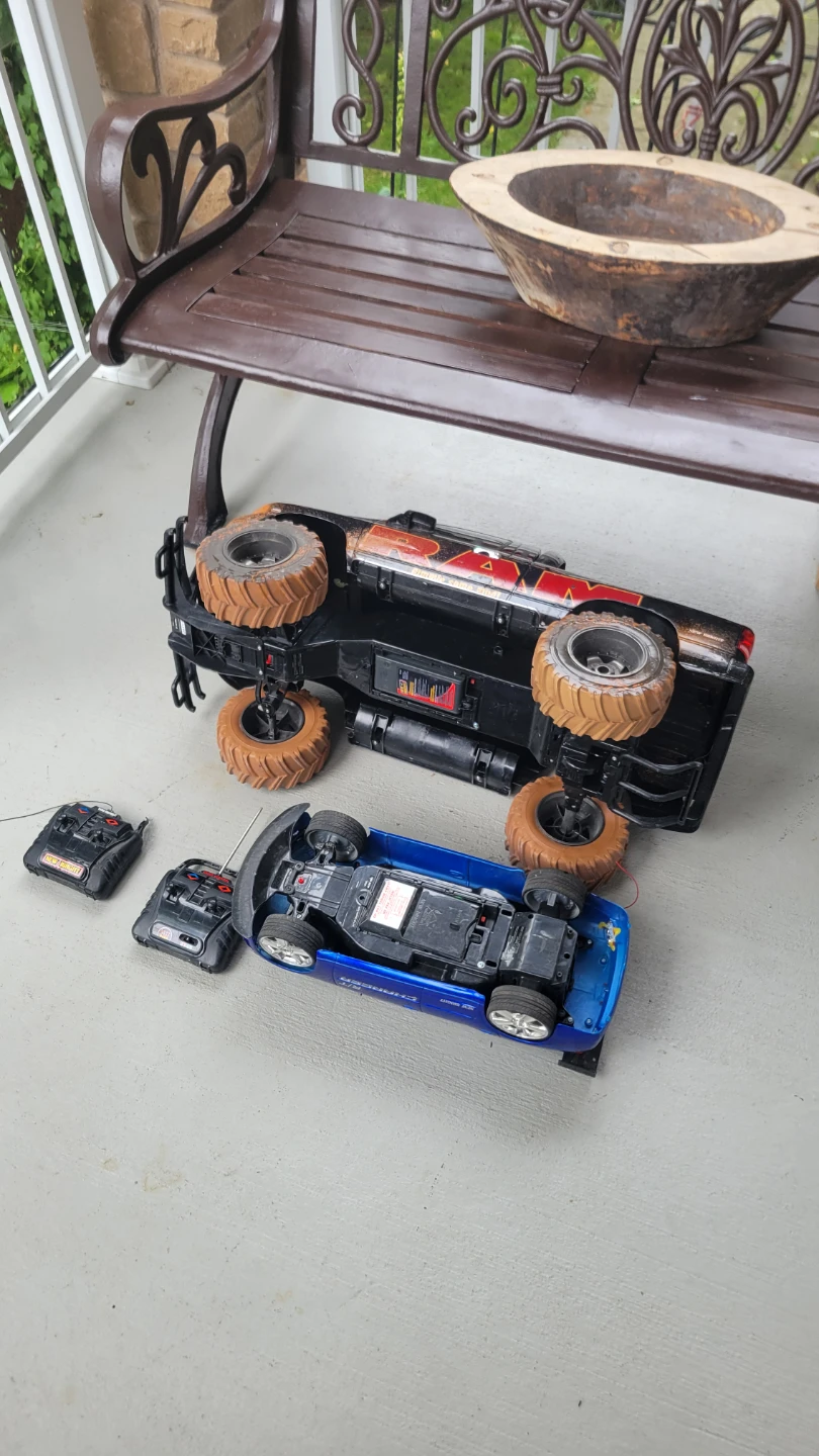 Big New Bright RC Truck and Dodge Charger-$10 - photo 3