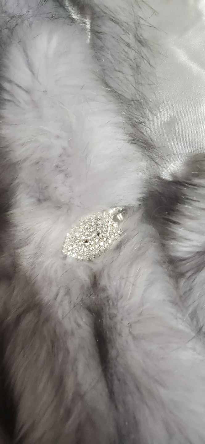 Laura Faux Fur Shawl Wrap - photo 4