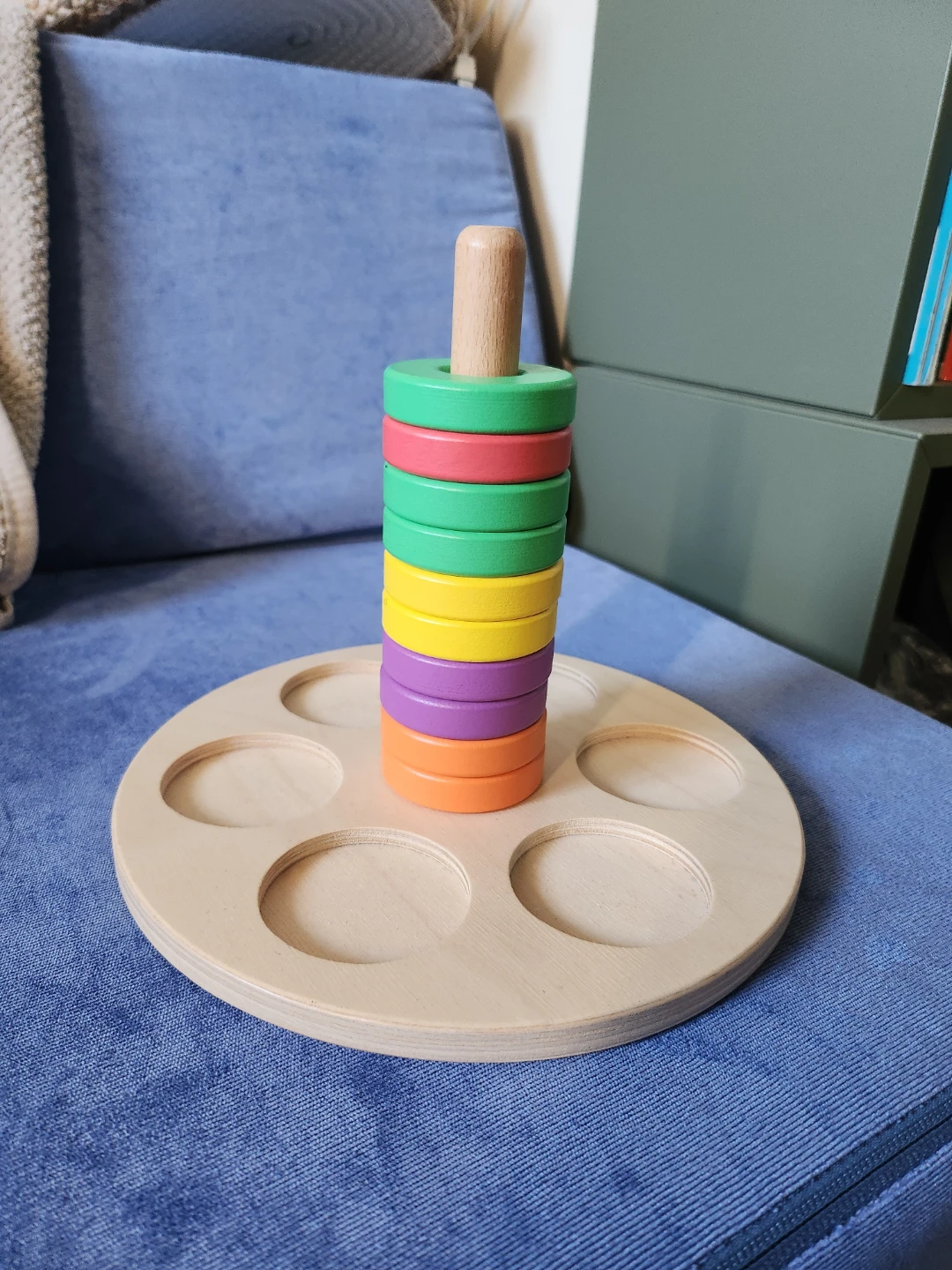 Lovevery ring stacker montessori toy