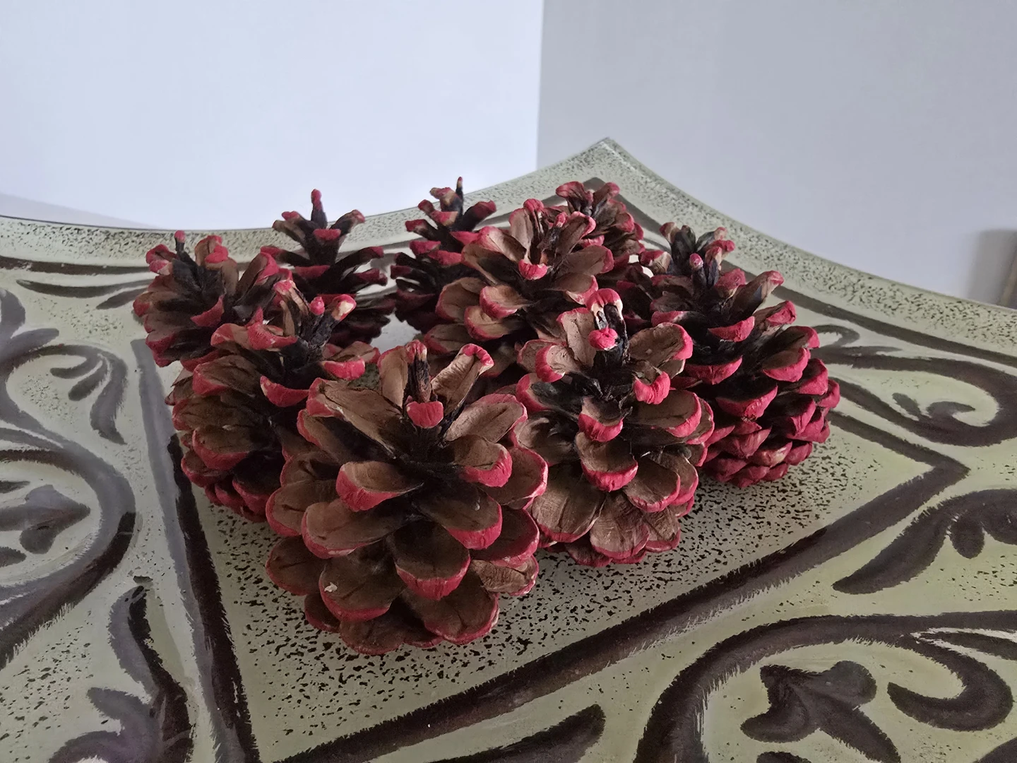 Set of Decorative Natural Pinecones - photo 2