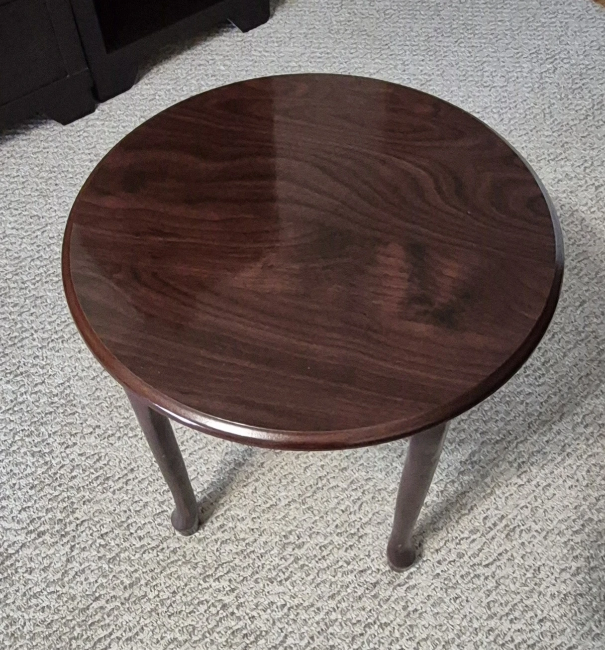 Two wooden side tables - photo 2