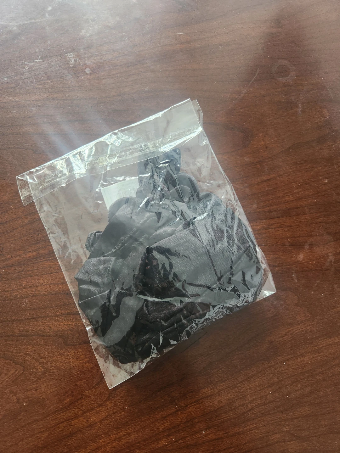 New Black Satin Scrunchie