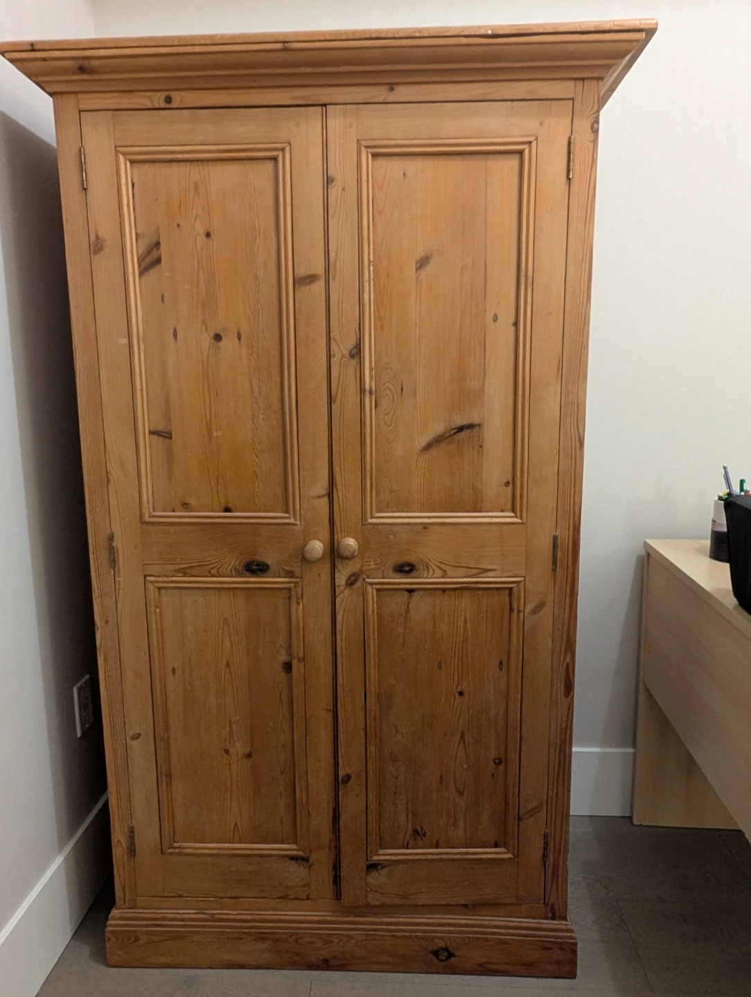 Wardrobe wooden