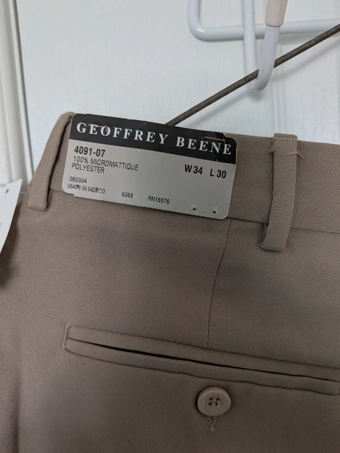 🏈Geoffrey Beene Tan Dress Pants - photo 4