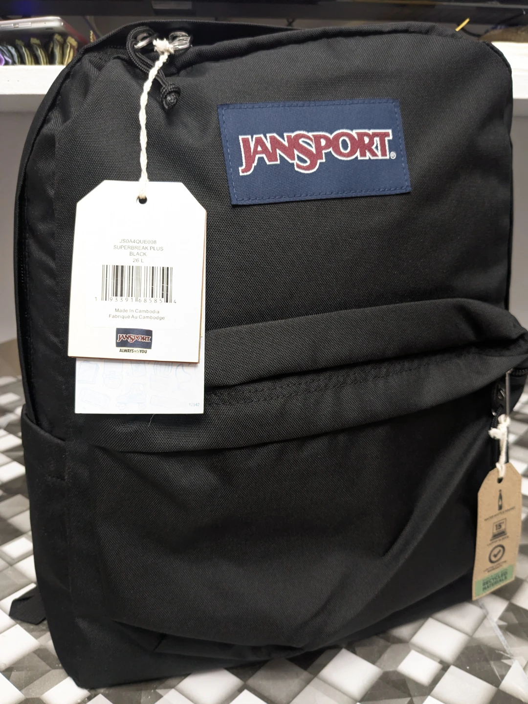 Jansport Unisex Backpack - Black - photo 3