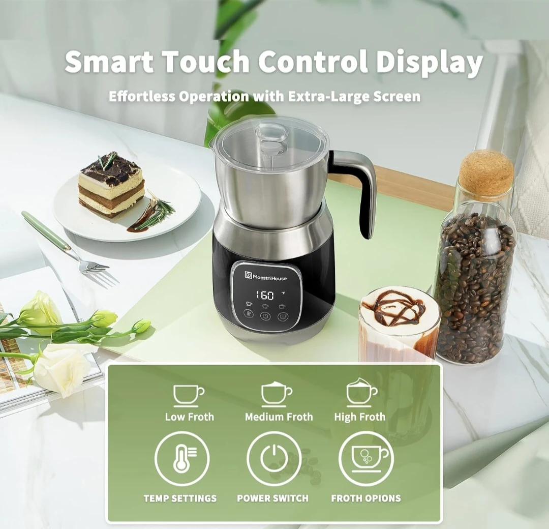 Electric Milk Frother and Steamer - photo 5