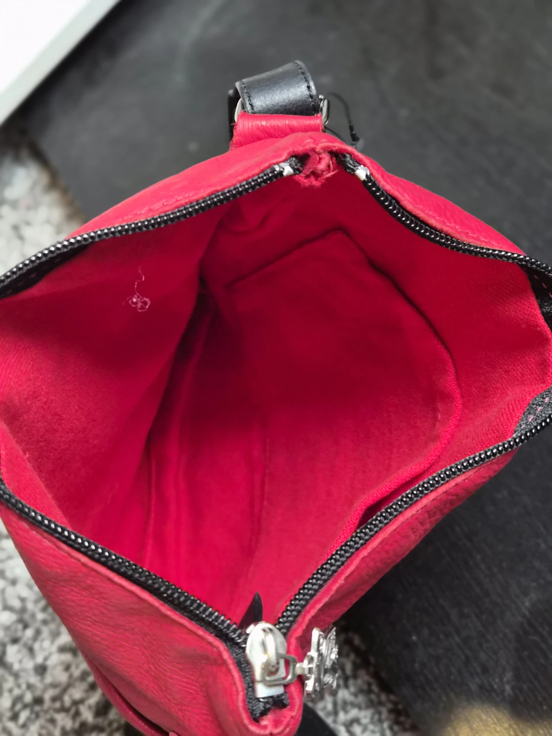 Spirit of the Wild Red Leather Crossbody Bag - photo 3