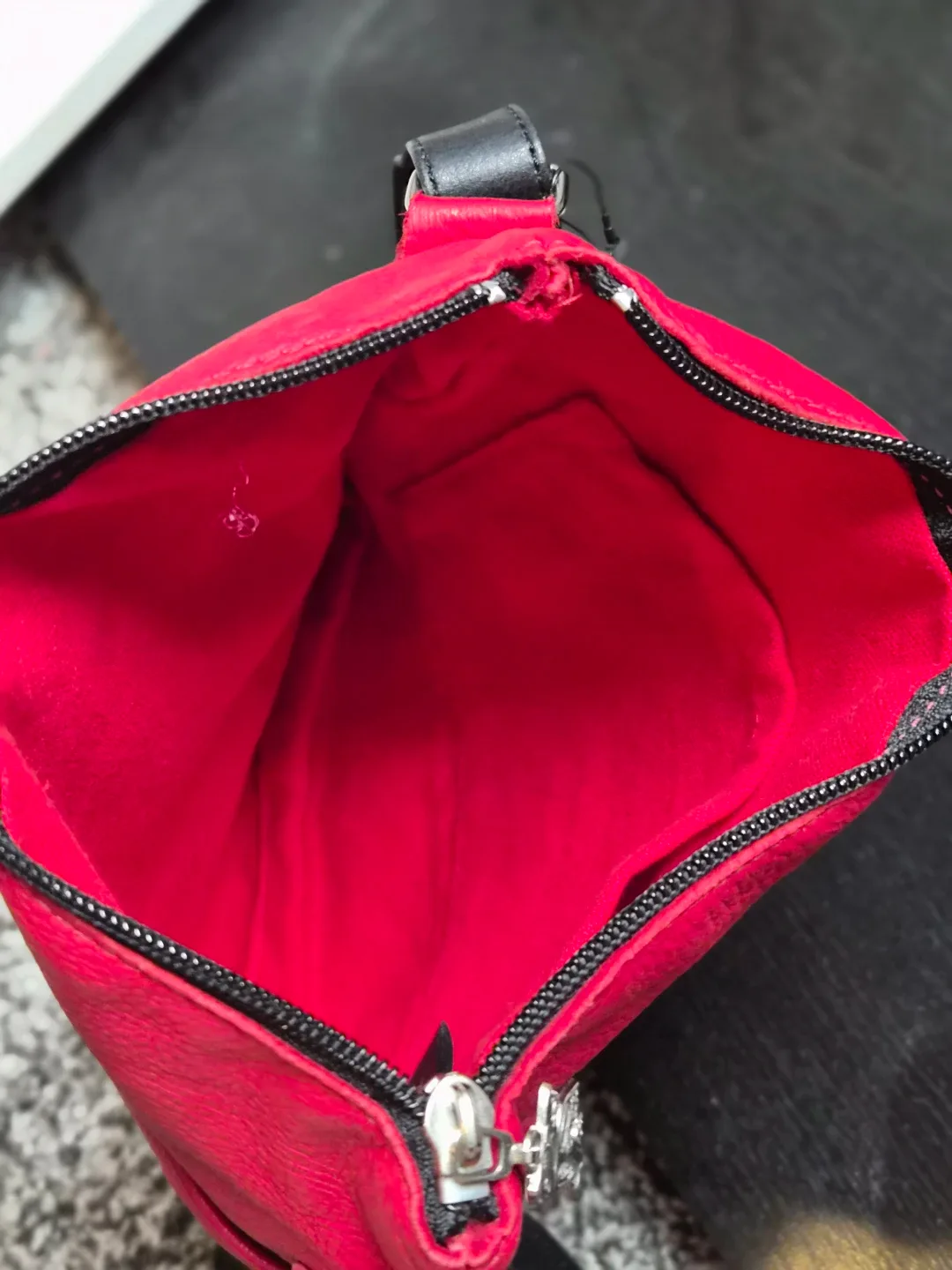 Spirit of the Wild Red Leather Crossbody Bag - photo 3