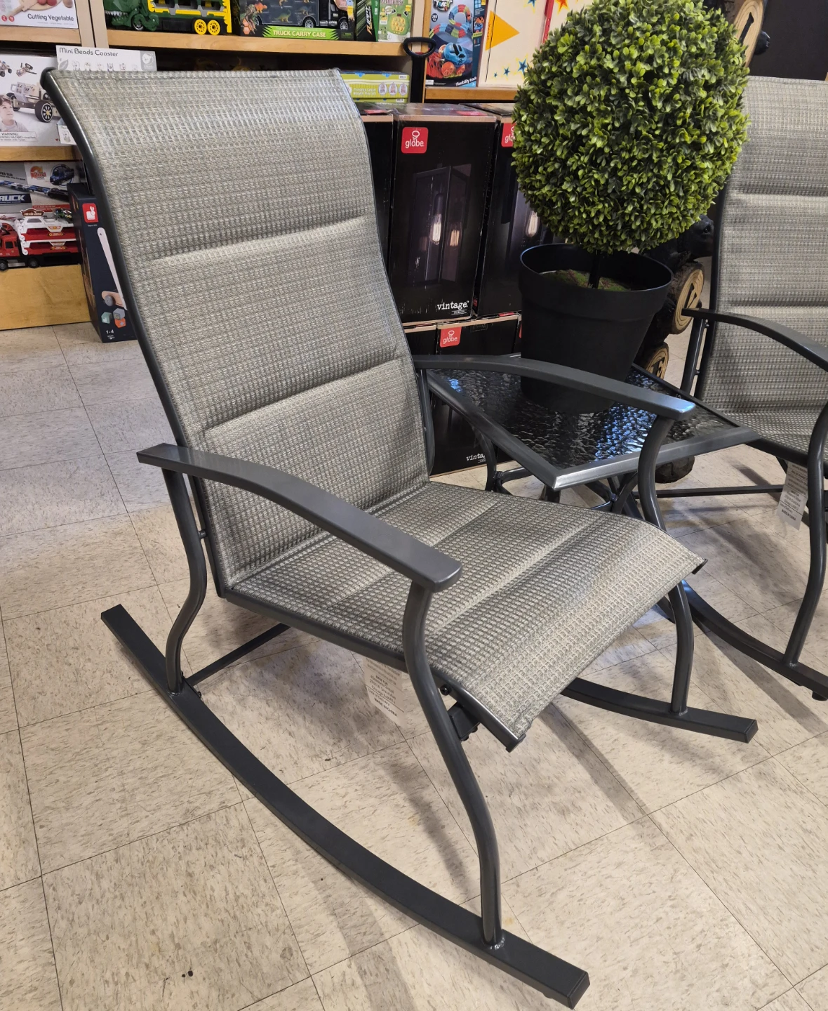 New 3-Piece Outdoor Rocking Chairs and Table Set - photo 4