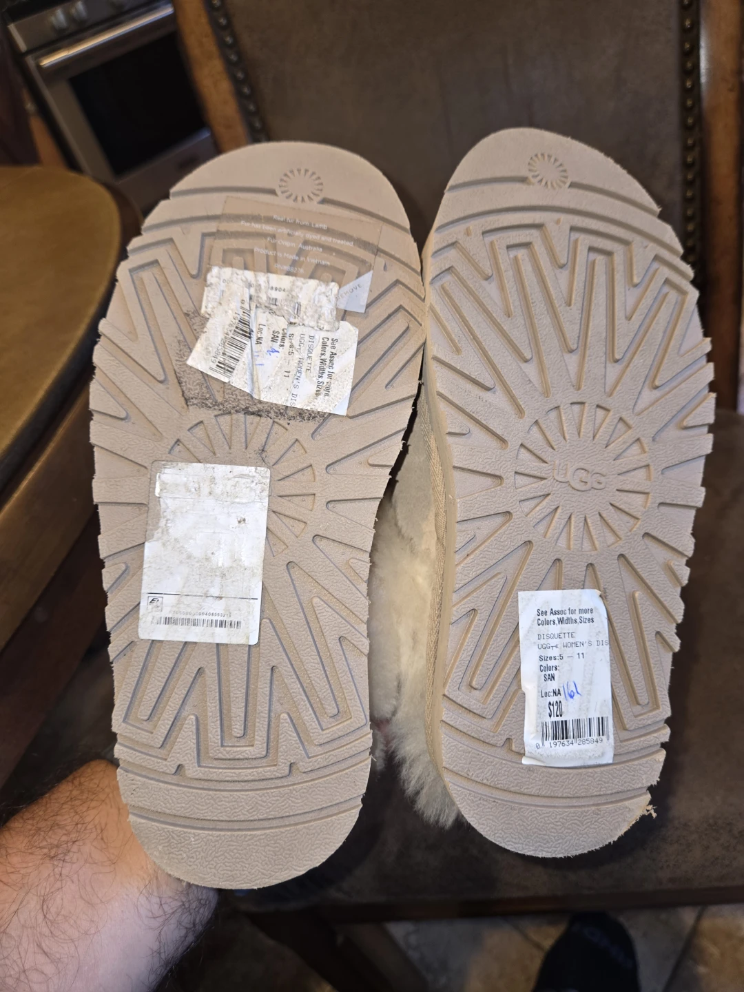 UGG Disquette Slippers in Sand