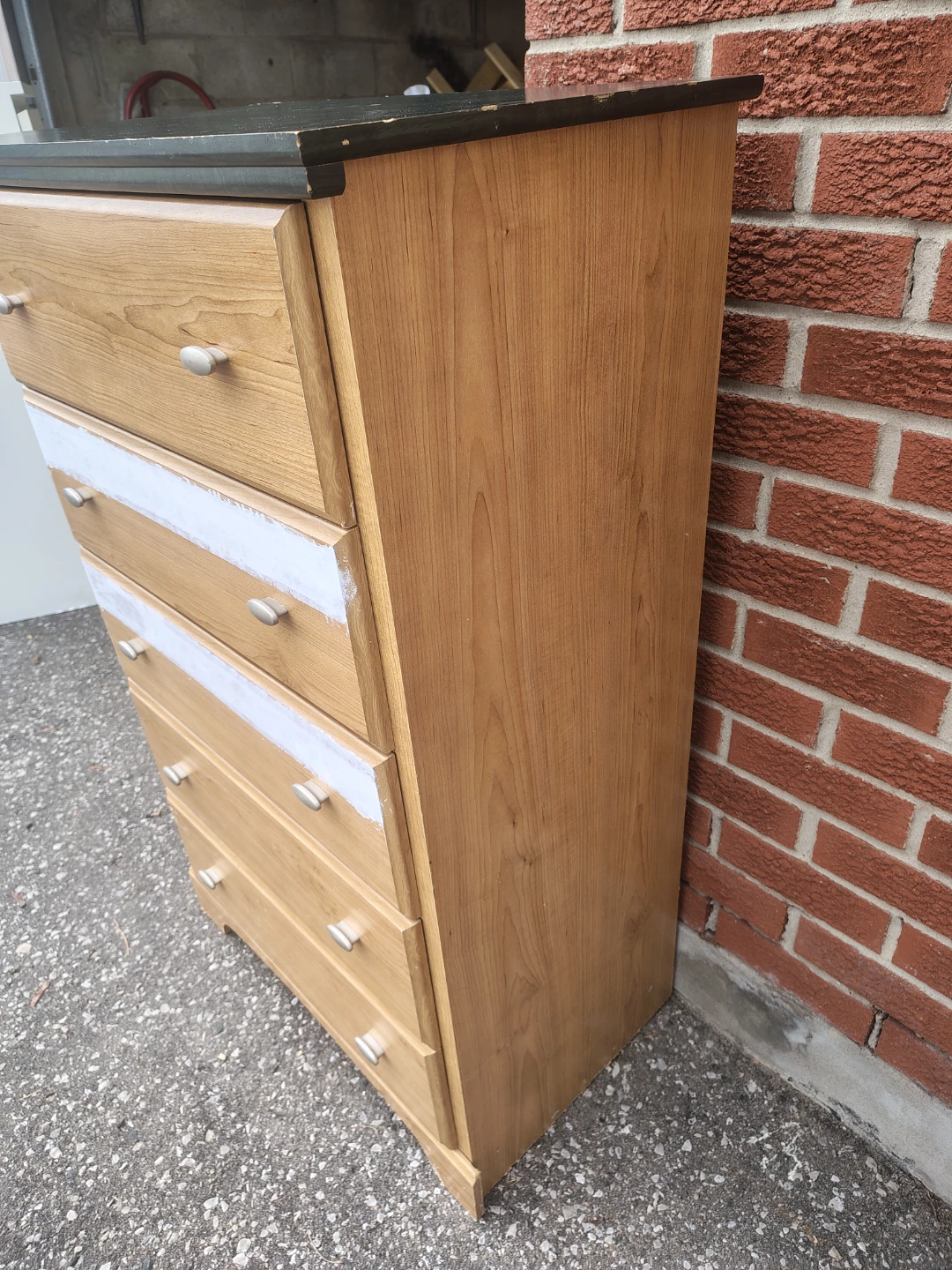 Five Drawer Wooden Dresser - photo 5