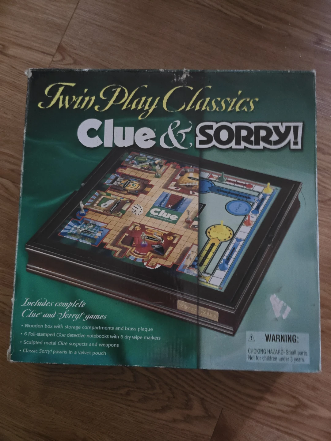 Clue & Sorry Collector's Edition Board Games