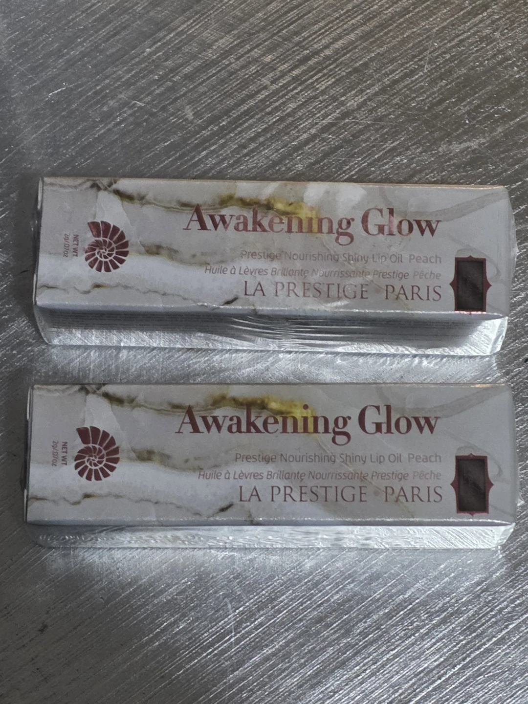 Two La Prestige Paris Awaking Glow Lip Oil Peach