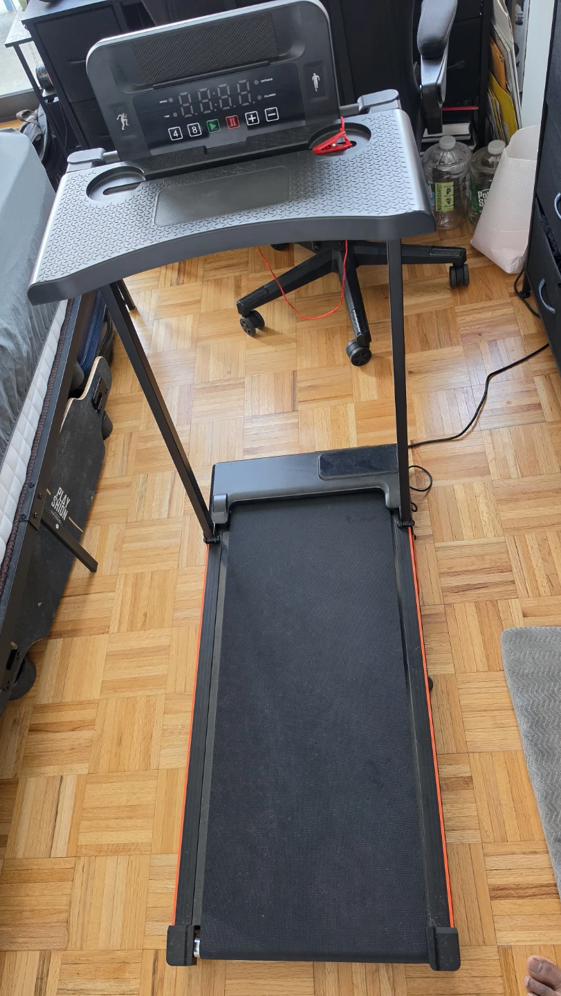 Folding Treadmill with Desk Attachment - photo 2