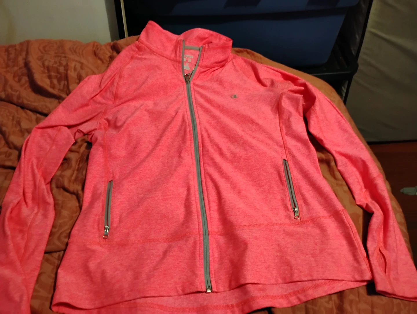 Champion Neon Pink Zip-Up Jacket