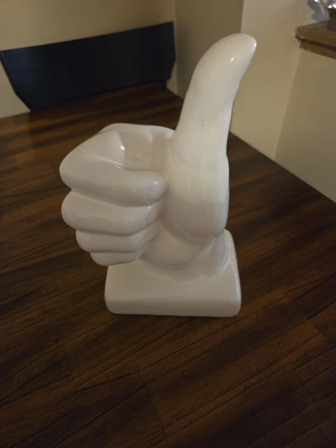 Thumbs Up Ceramic Hand Statue
